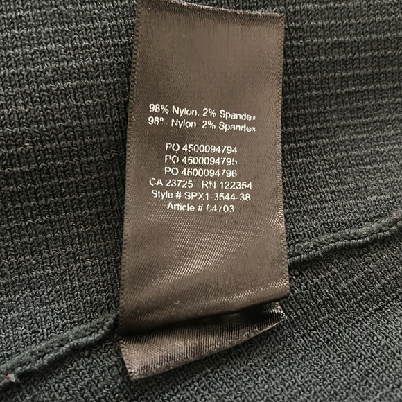 BABATON Aritzia Strapless Sculpt Top in Deep Green - Picture 6 of 7